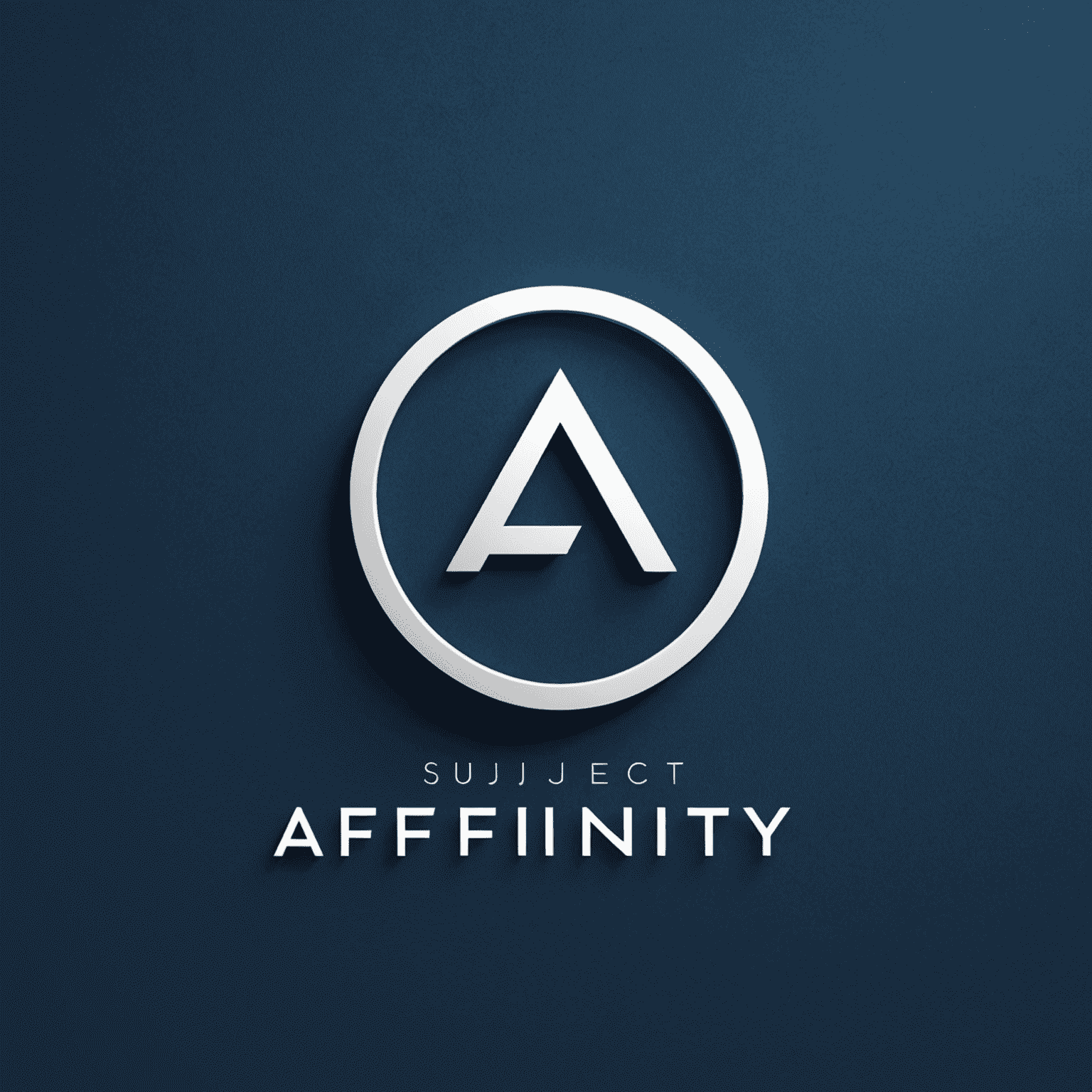 Affinity logo - A modern, sleek design featuring the company name in white on a deep blue background