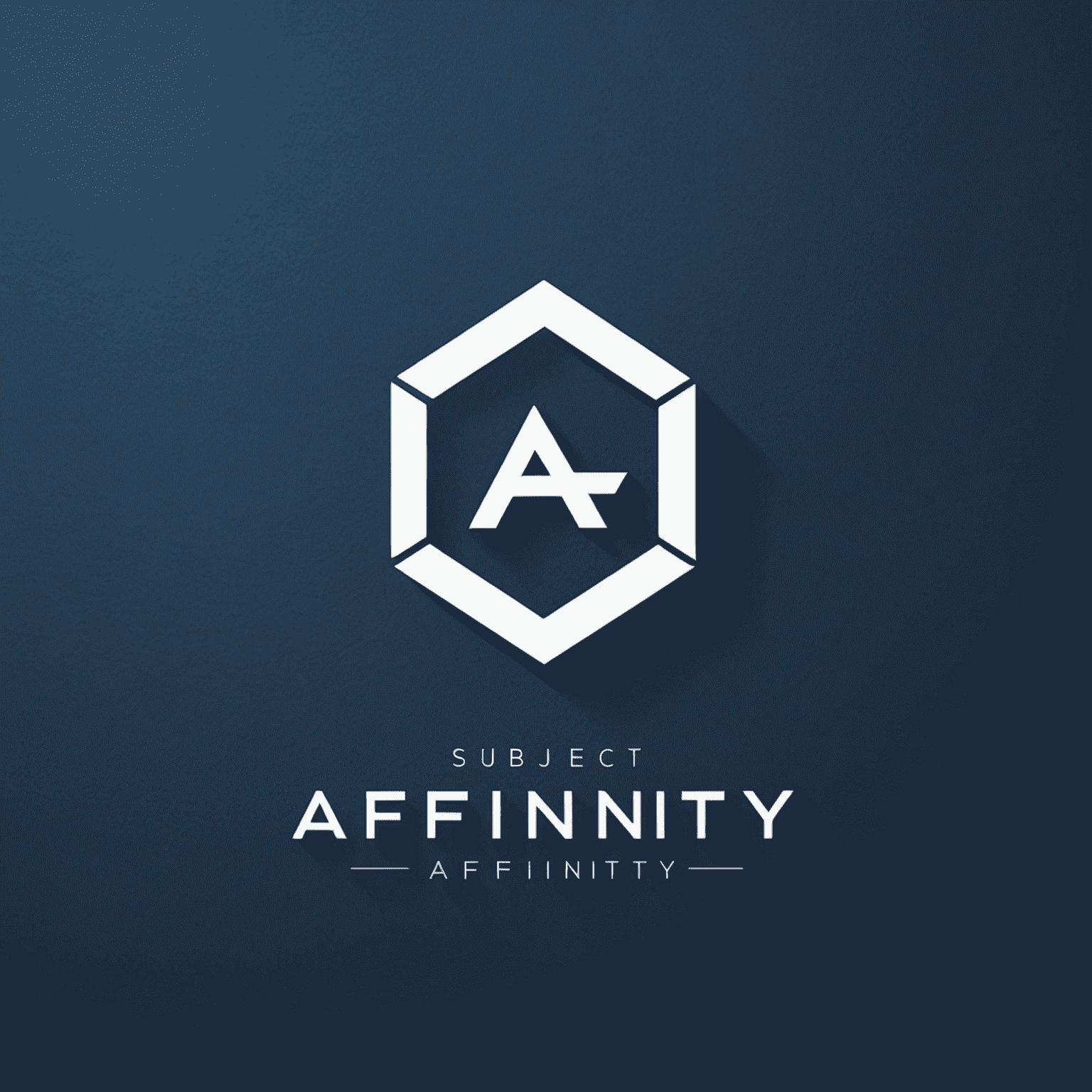 Affinity logo - A modern, sleek design featuring the company name in white on a deep blue background